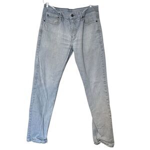 levi's men's 511 slim fit jeans 33 X 32 Light Wash Grey Stretch Denim